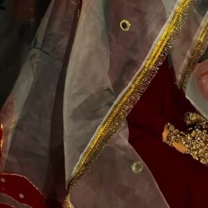 Hand-Made Kurta with Transparent Dupatta